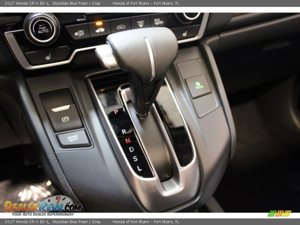 2017 Honda CR-V EX-L Obsidian Blue Pearl / Gray Photo #22