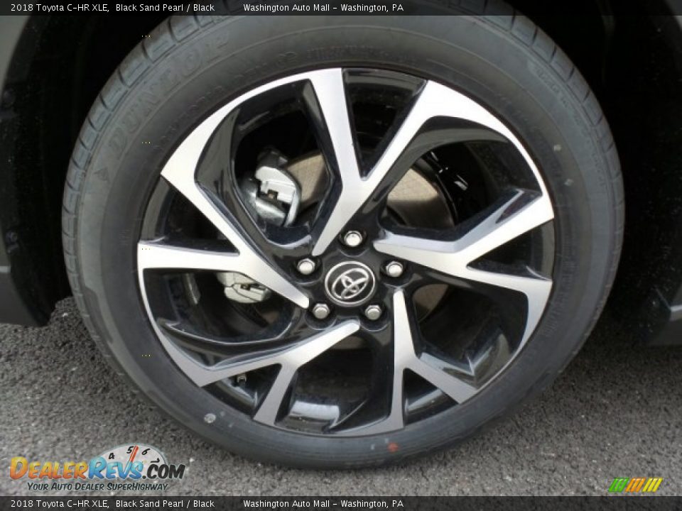2018 Toyota C-HR XLE Black Sand Pearl / Black Photo #4