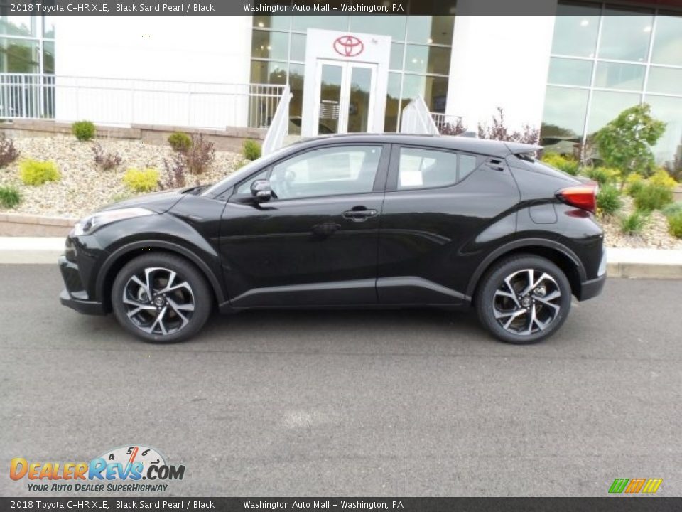 2018 Toyota C-HR XLE Black Sand Pearl / Black Photo #6