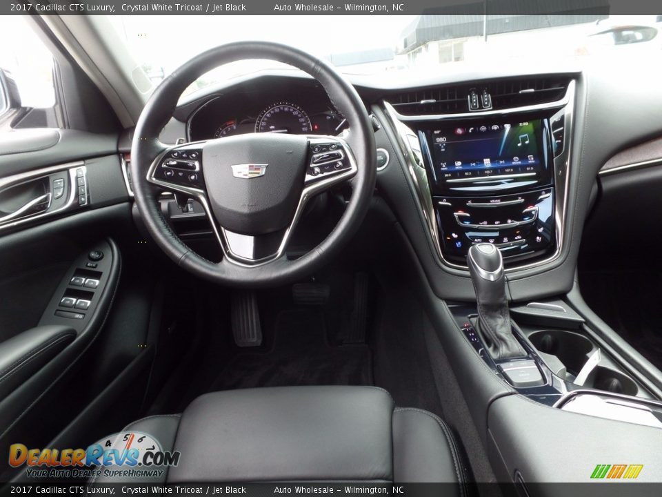 Jet Black Interior - 2017 Cadillac CTS Luxury Photo #15