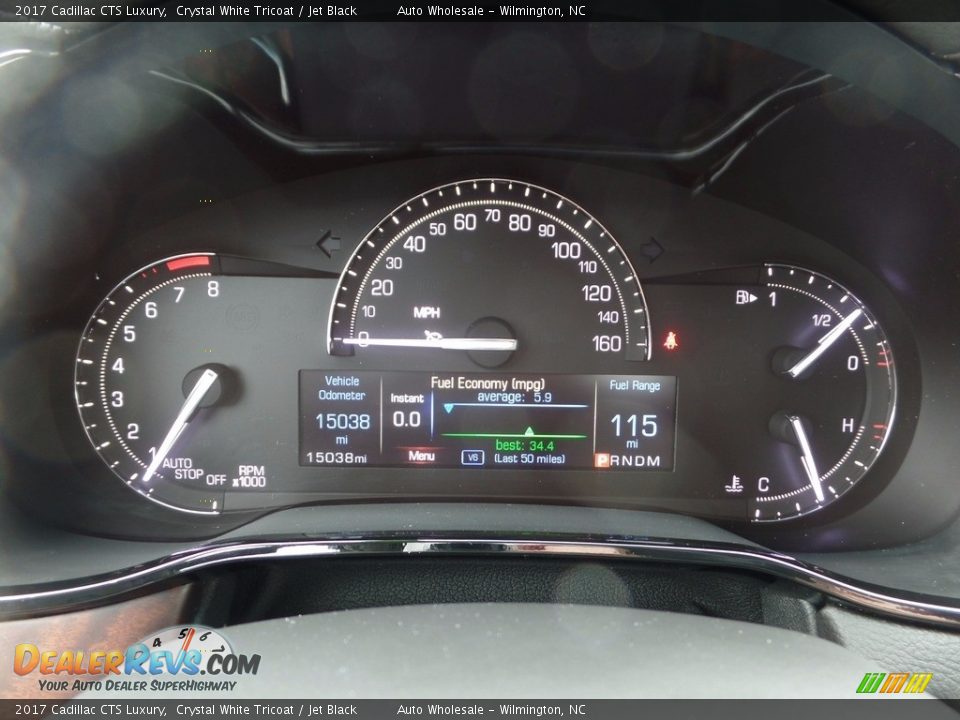 2017 Cadillac CTS Luxury Gauges Photo #16