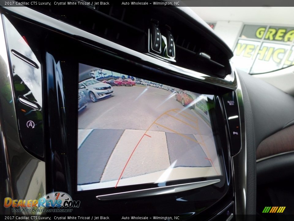 2017 Cadillac CTS Luxury Crystal White Tricoat / Jet Black Photo #18