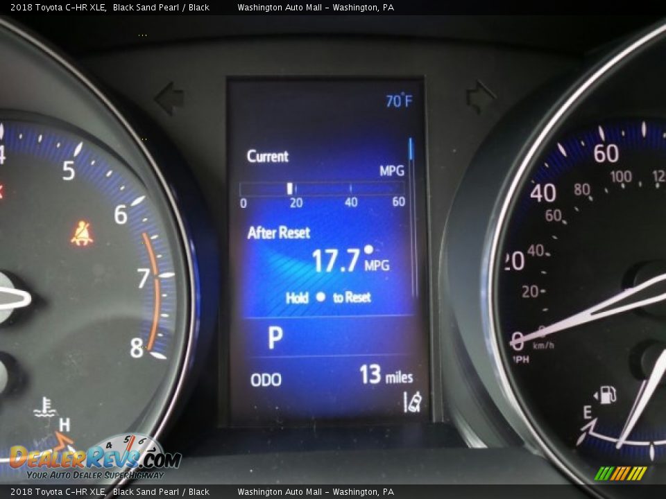 2018 Toyota C-HR XLE Black Sand Pearl / Black Photo #13