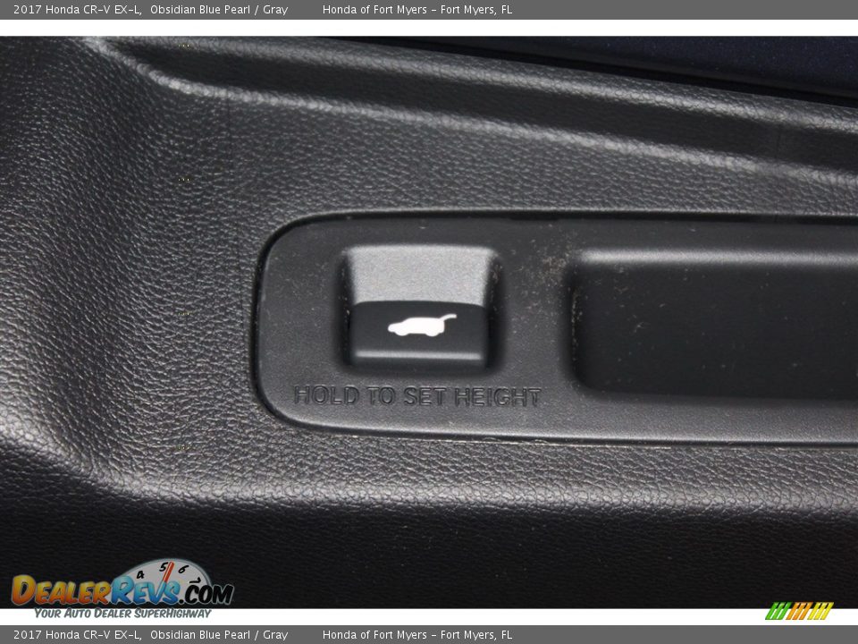 2017 Honda CR-V EX-L Obsidian Blue Pearl / Gray Photo #29