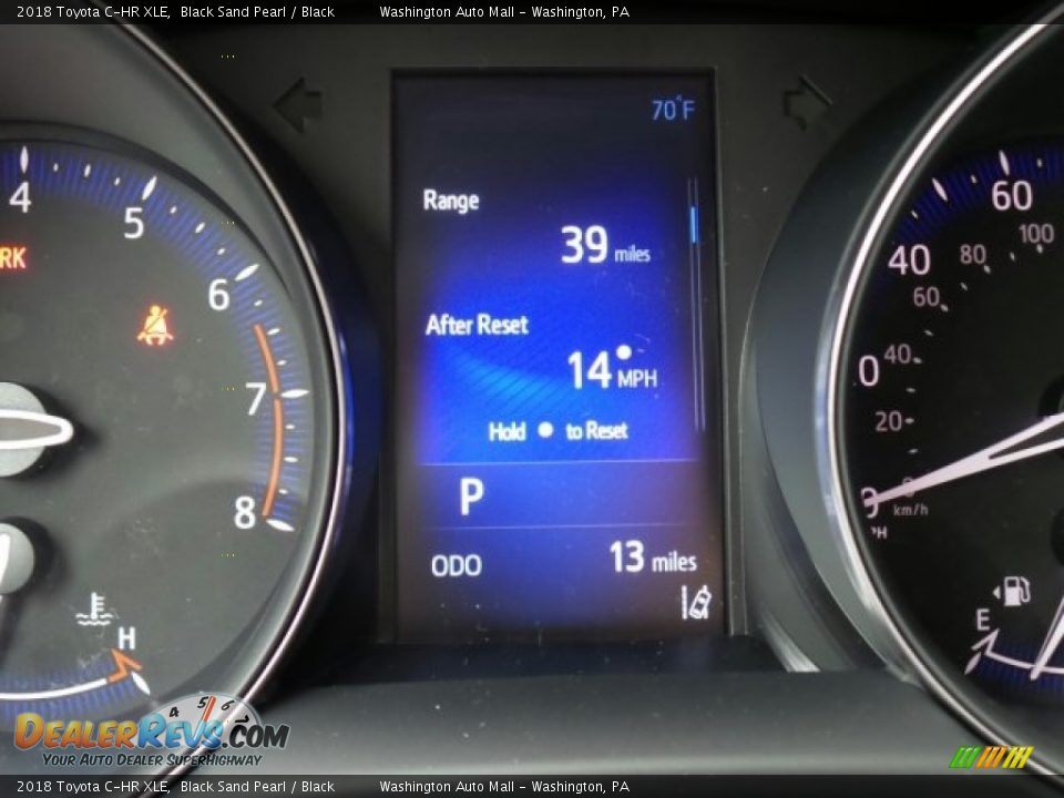 2018 Toyota C-HR XLE Black Sand Pearl / Black Photo #14