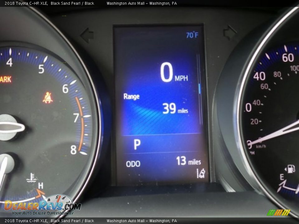 2018 Toyota C-HR XLE Black Sand Pearl / Black Photo #15