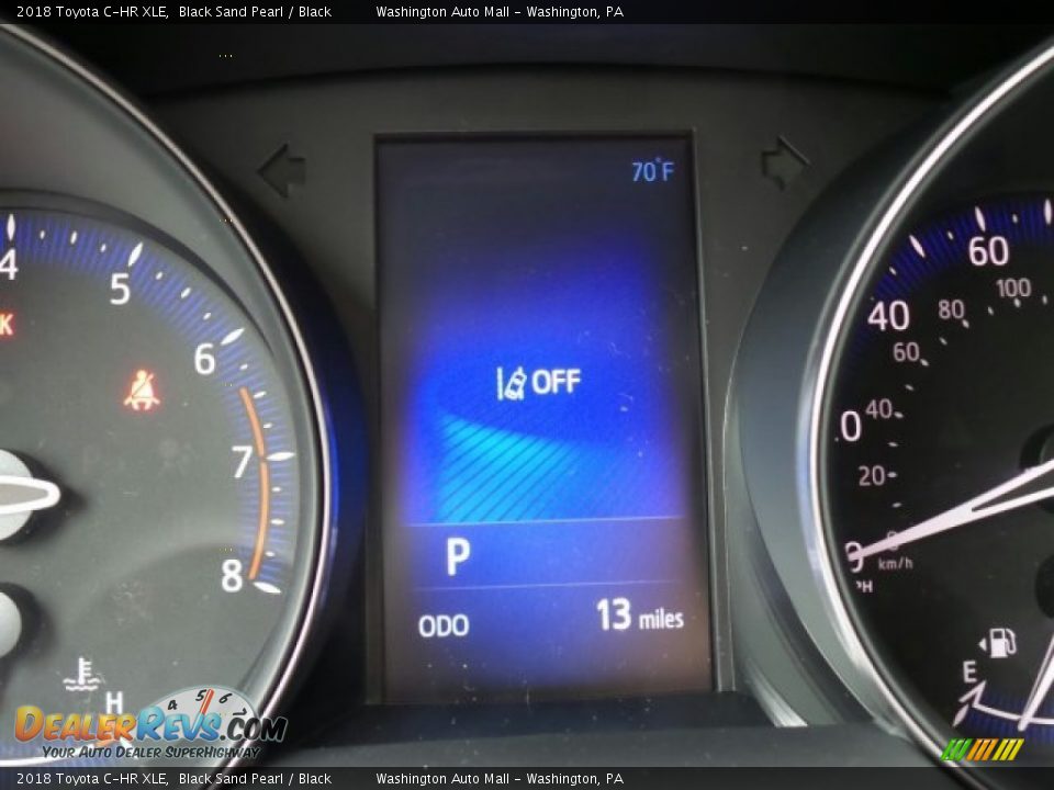 2018 Toyota C-HR XLE Black Sand Pearl / Black Photo #18