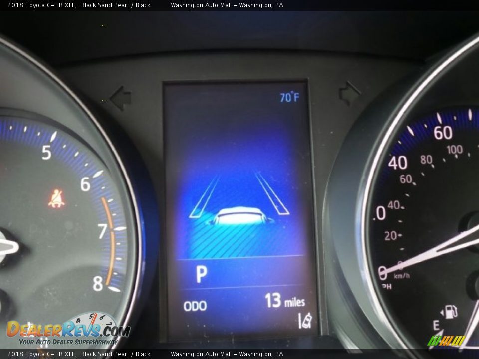 2018 Toyota C-HR XLE Black Sand Pearl / Black Photo #21