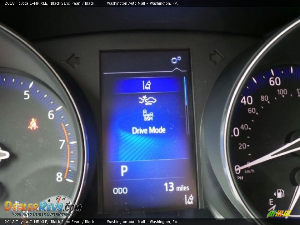 2018 Toyota C-HR XLE Black Sand Pearl / Black Photo #22