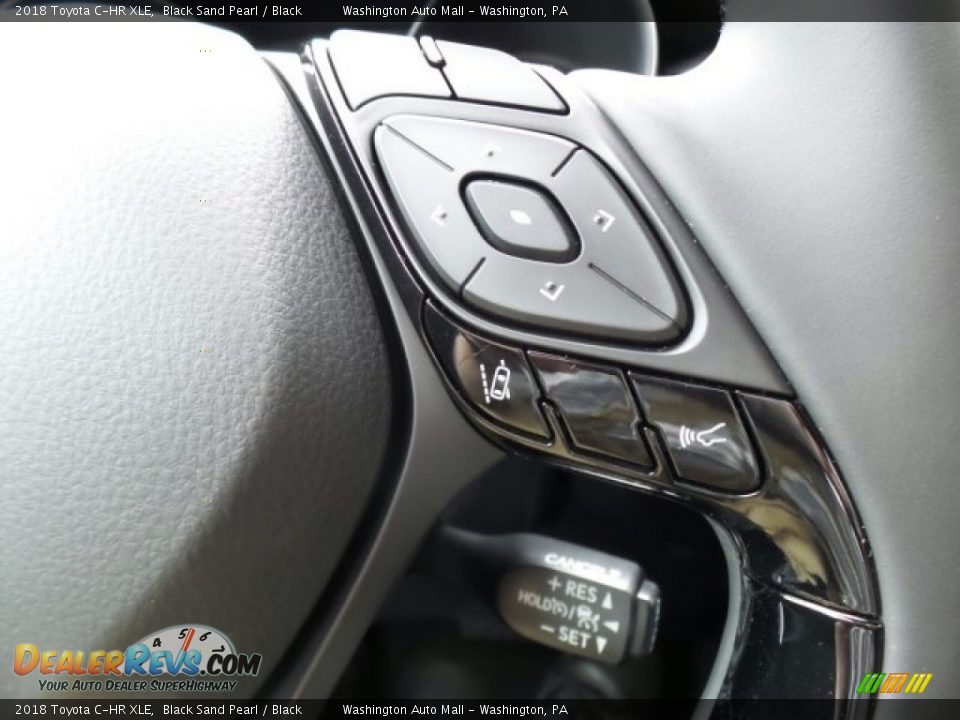 2018 Toyota C-HR XLE Black Sand Pearl / Black Photo #25