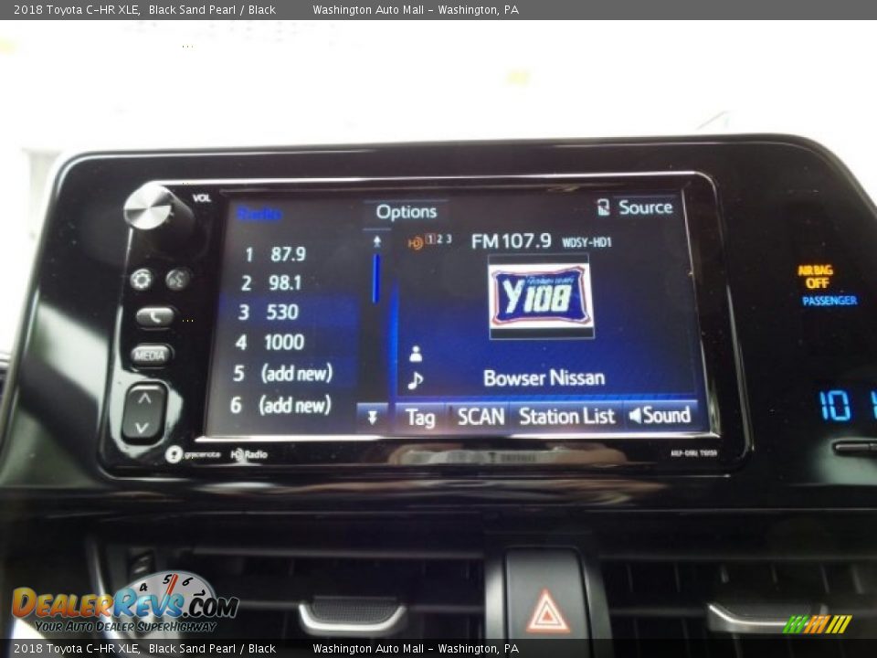 2018 Toyota C-HR XLE Black Sand Pearl / Black Photo #27