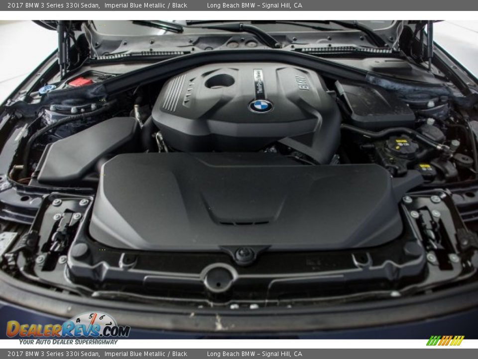 2017 BMW 3 Series 330i Sedan Imperial Blue Metallic / Black Photo #9