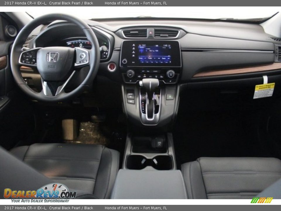 2017 Honda CR-V EX-L Crystal Black Pearl / Black Photo #8