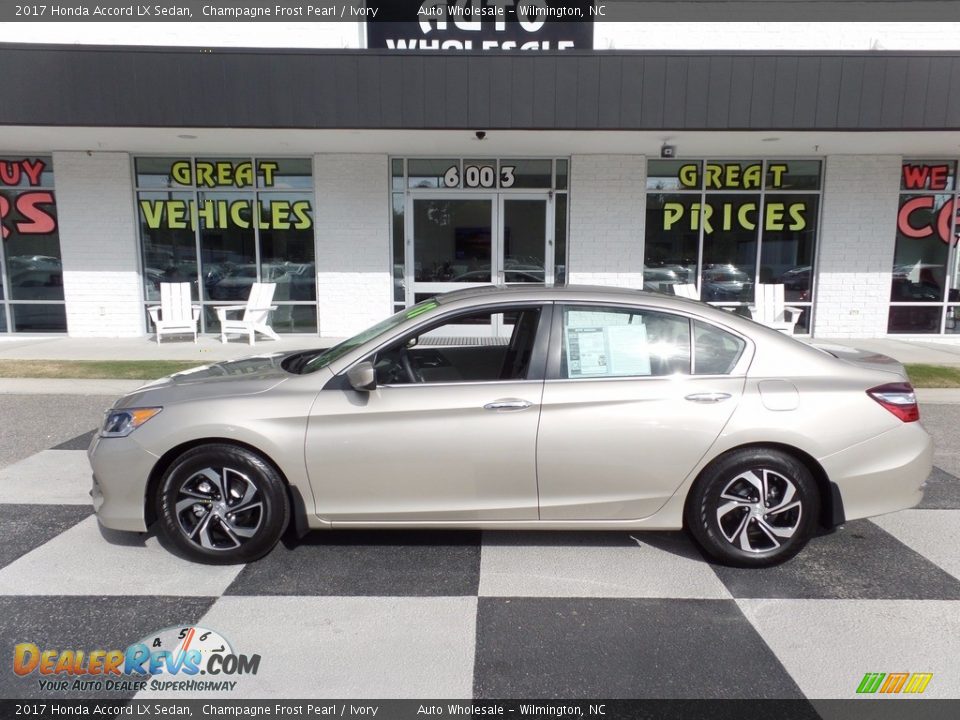 2017 Honda Accord LX Sedan Champagne Frost Pearl / Ivory Photo #1