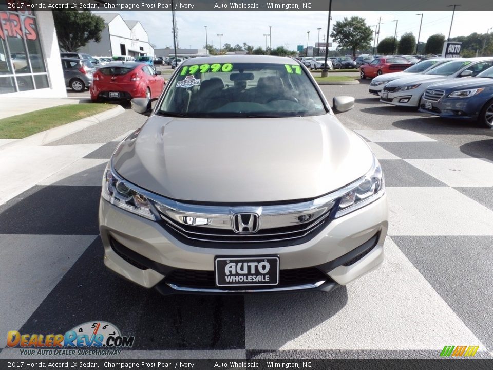 2017 Honda Accord LX Sedan Champagne Frost Pearl / Ivory Photo #2
