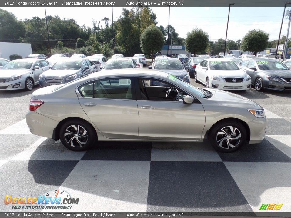 2017 Honda Accord LX Sedan Champagne Frost Pearl / Ivory Photo #3