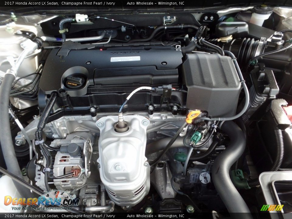 2017 Honda Accord LX Sedan Champagne Frost Pearl / Ivory Photo #6