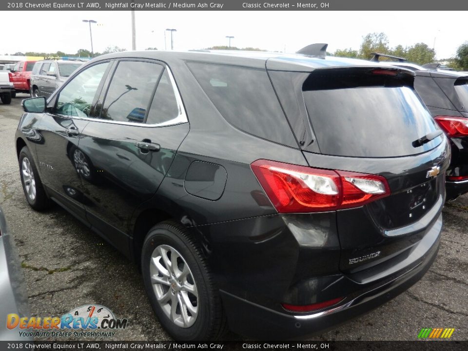 2018 Chevrolet Equinox LT AWD Nightfall Gray Metallic / Medium Ash Gray Photo #5