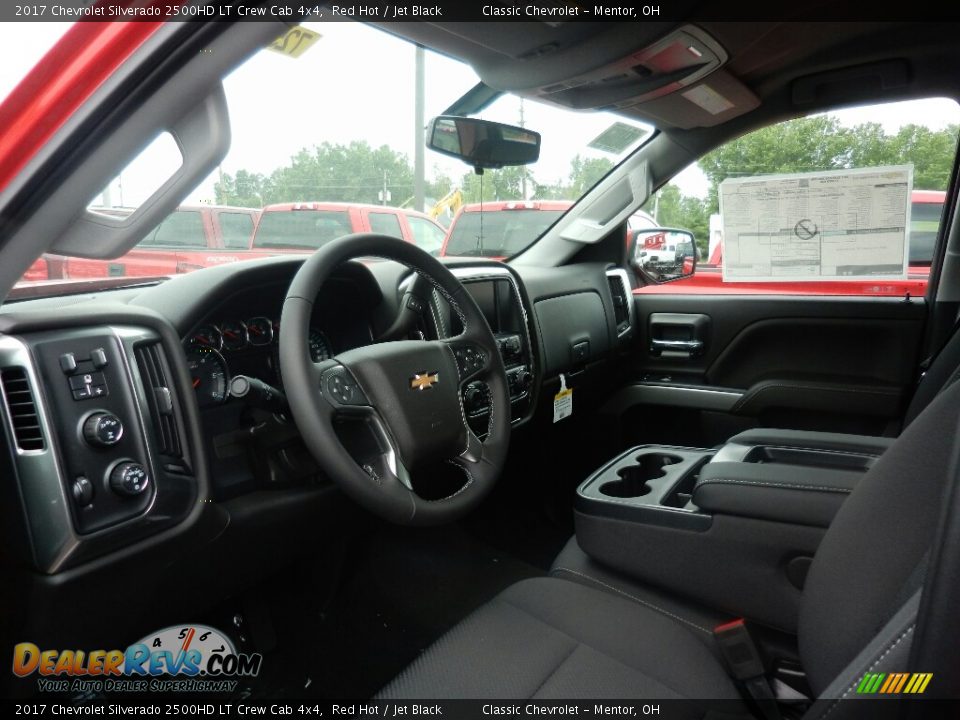 2017 Chevrolet Silverado 2500HD LT Crew Cab 4x4 Red Hot / Jet Black Photo #7