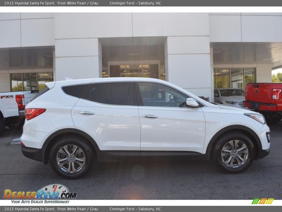 2013 Hyundai Santa Fe Sport Frost White Pearl / Gray Photo #2