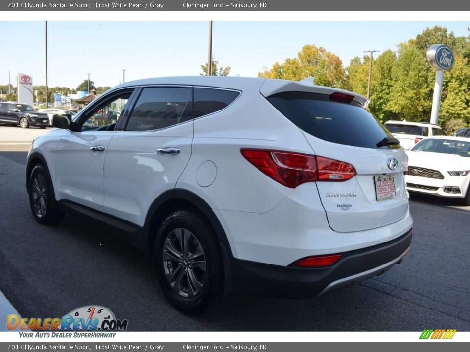 2013 Hyundai Santa Fe Sport Frost White Pearl / Gray Photo #5