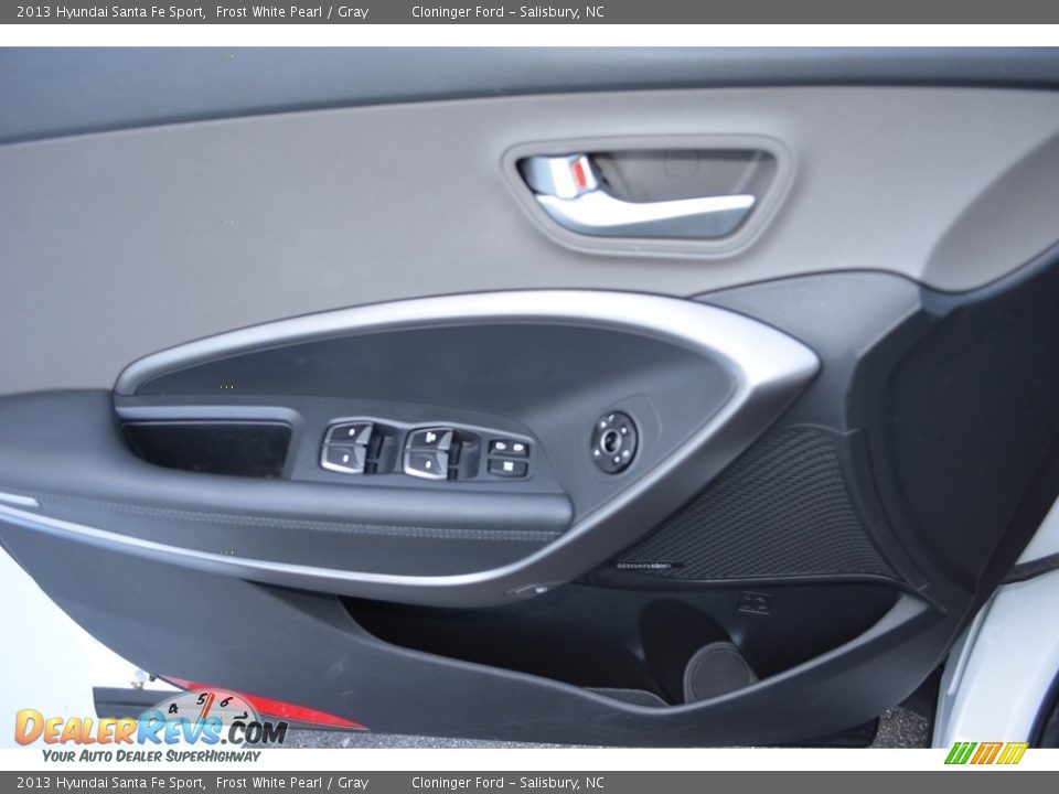2013 Hyundai Santa Fe Sport Frost White Pearl / Gray Photo #8