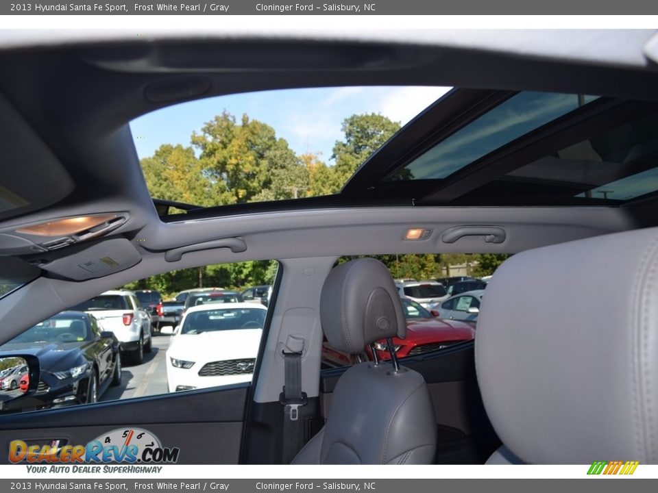 2013 Hyundai Santa Fe Sport Frost White Pearl / Gray Photo #11