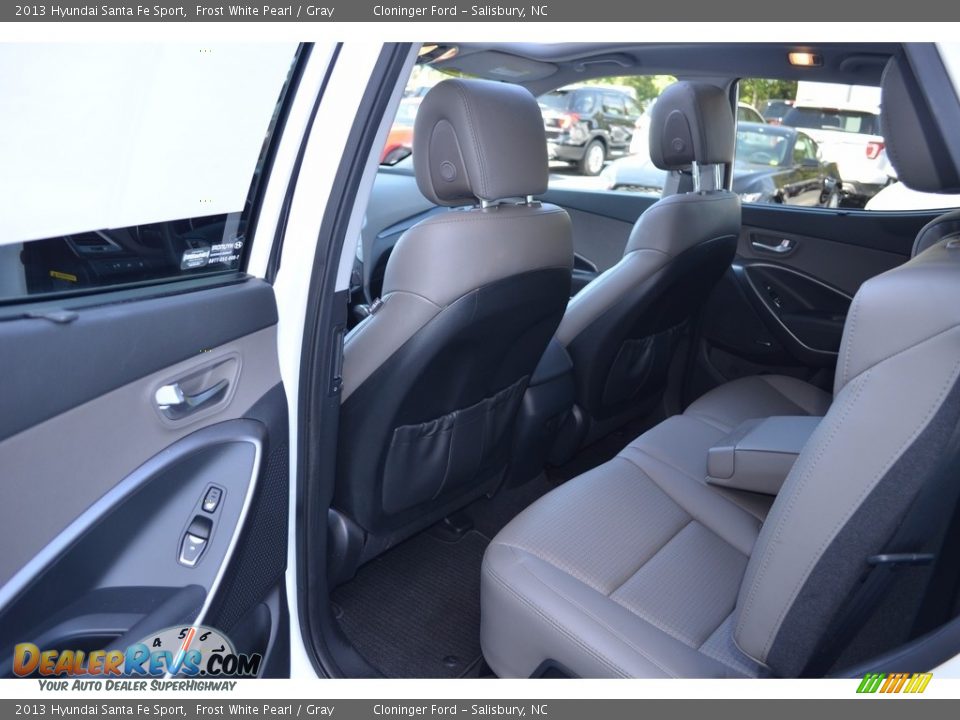 2013 Hyundai Santa Fe Sport Frost White Pearl / Gray Photo #12