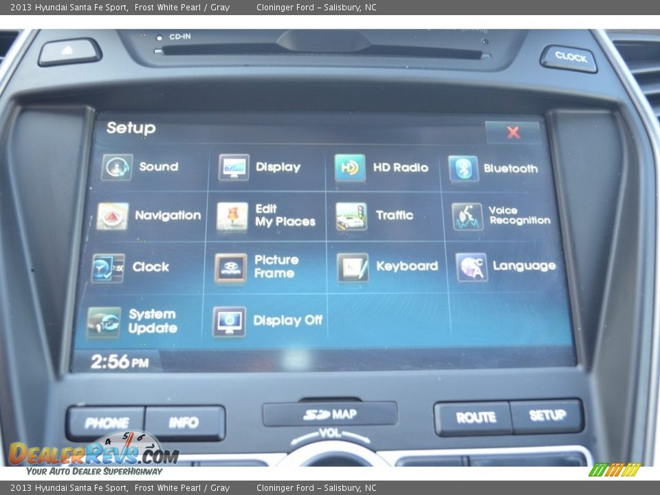 2013 Hyundai Santa Fe Sport Frost White Pearl / Gray Photo #19