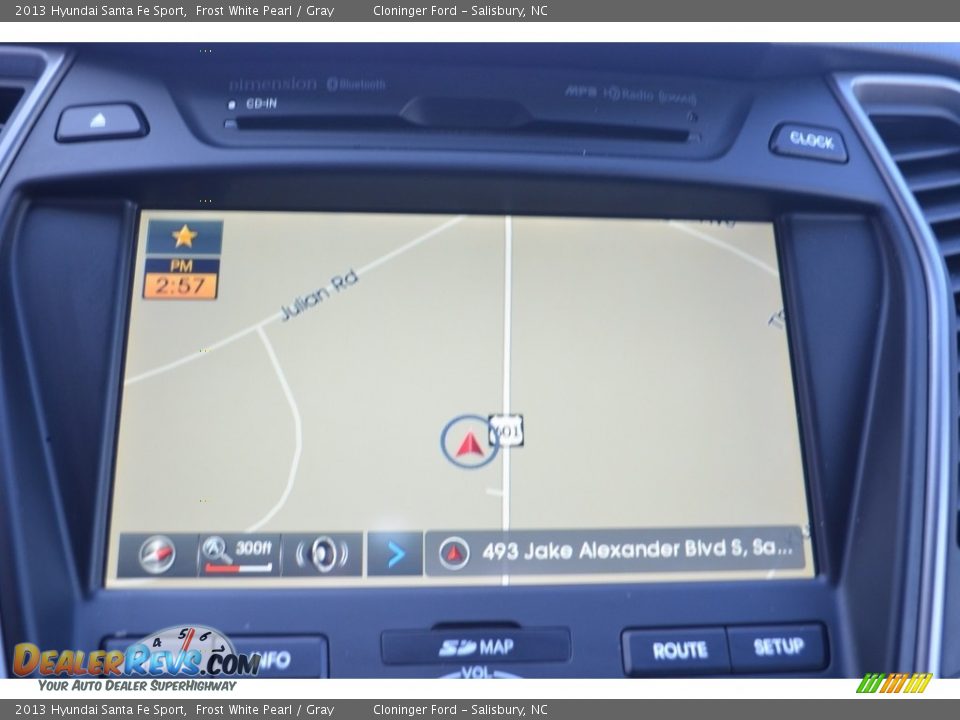 2013 Hyundai Santa Fe Sport Frost White Pearl / Gray Photo #20