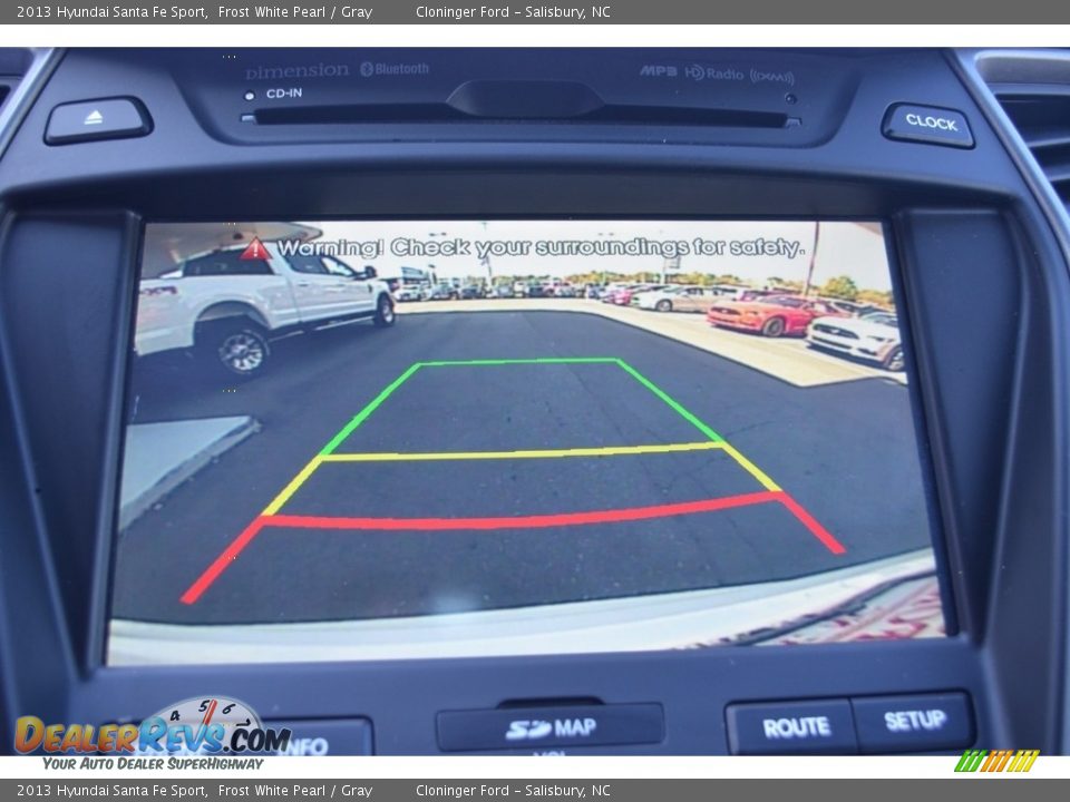 2013 Hyundai Santa Fe Sport Frost White Pearl / Gray Photo #21