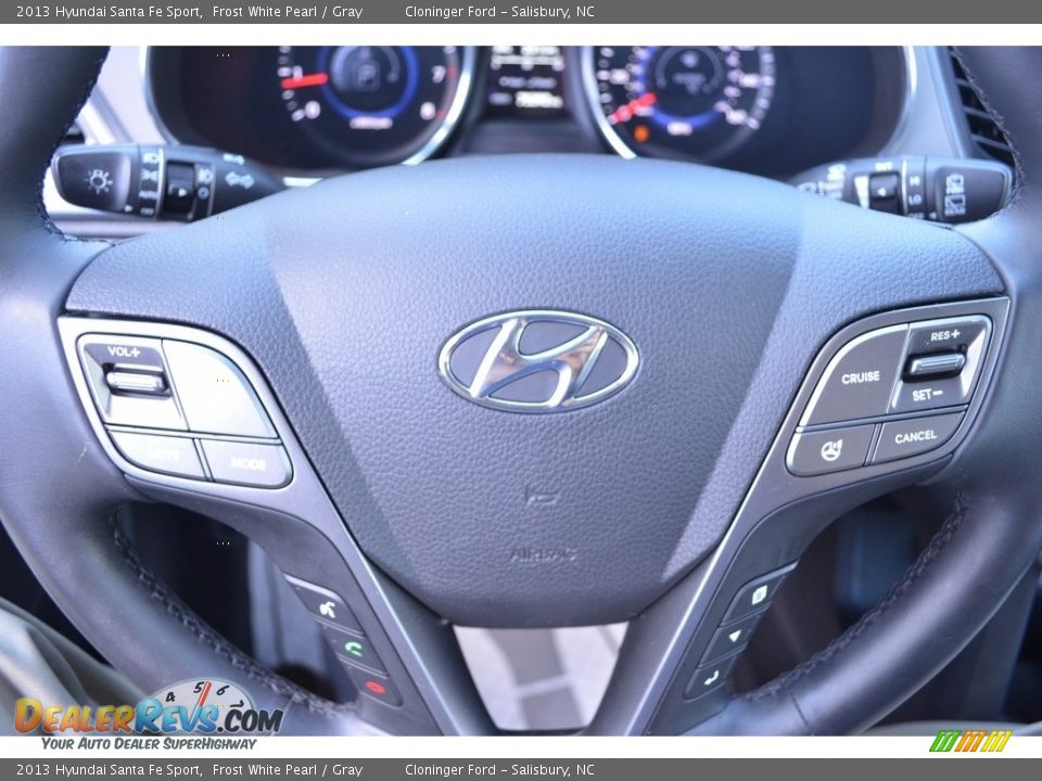 2013 Hyundai Santa Fe Sport Frost White Pearl / Gray Photo #24