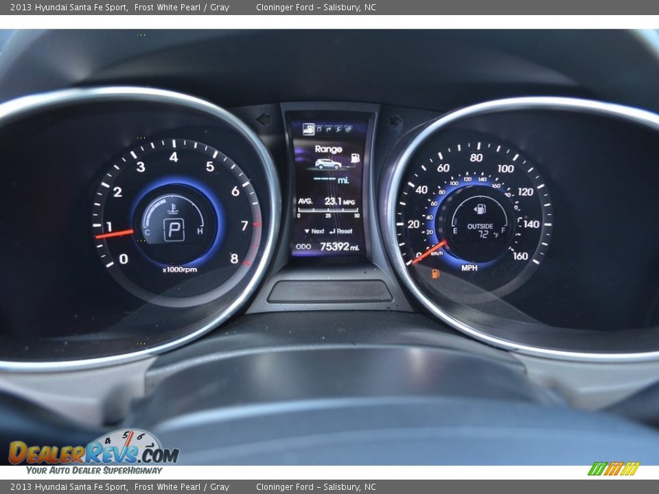 2013 Hyundai Santa Fe Sport Frost White Pearl / Gray Photo #25