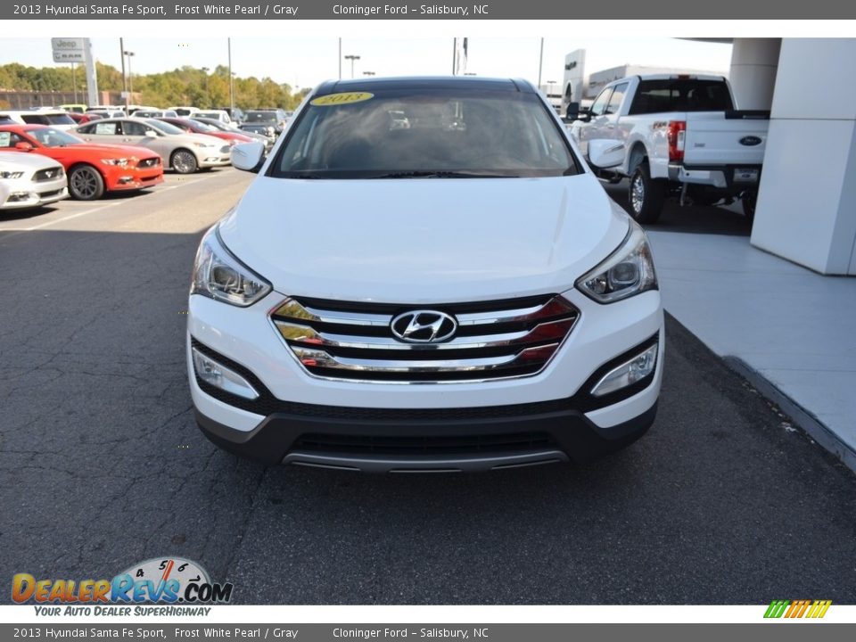 2013 Hyundai Santa Fe Sport Frost White Pearl / Gray Photo #31