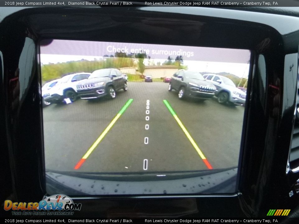 2018 Jeep Compass Limited 4x4 Diamond Black Crystal Pearl / Black Photo #17