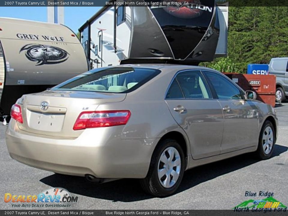 2007 Toyota Camry LE Desert Sand Mica / Bisque Photo #5