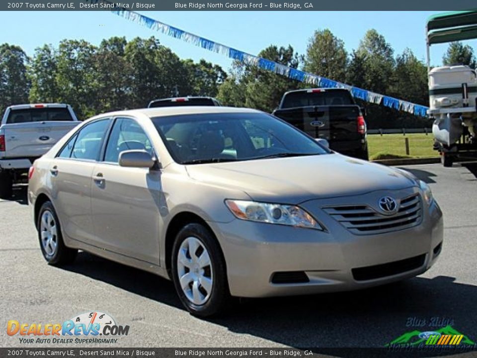 2007 Toyota Camry LE Desert Sand Mica / Bisque Photo #7