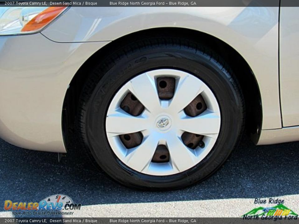 2007 Toyota Camry LE Desert Sand Mica / Bisque Photo #9