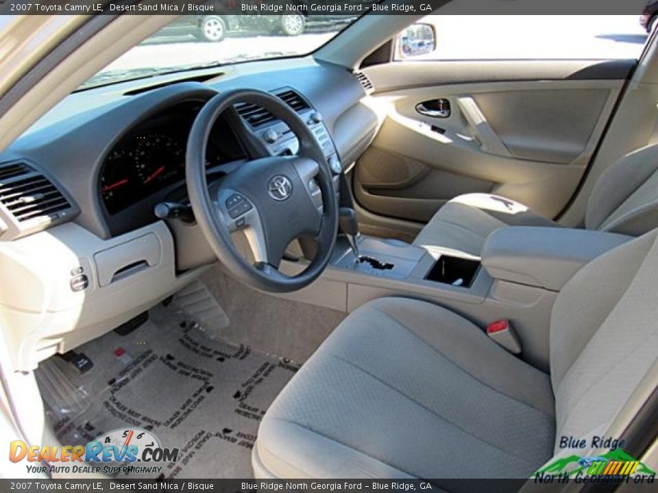2007 Toyota Camry LE Desert Sand Mica / Bisque Photo #11
