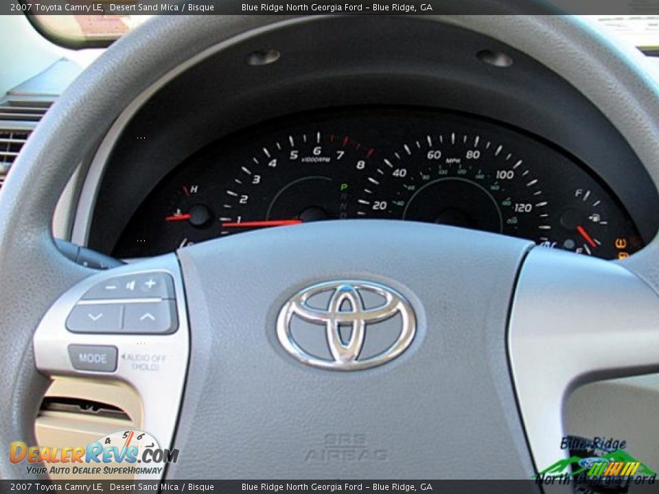 2007 Toyota Camry LE Desert Sand Mica / Bisque Photo #19