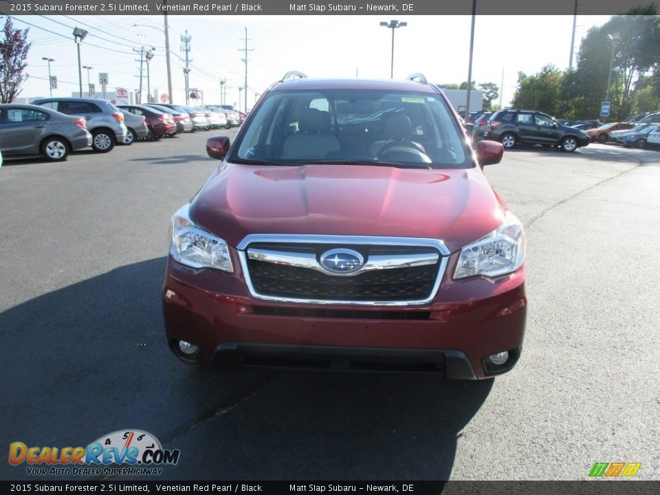 2015 Subaru Forester 2.5i Limited Venetian Red Pearl / Black Photo #3