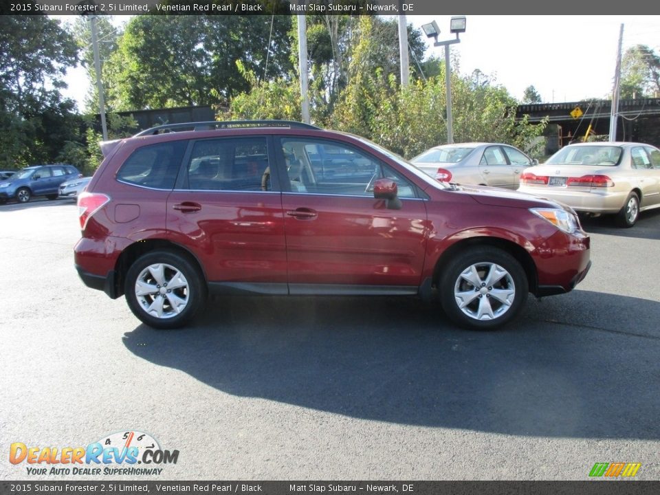 2015 Subaru Forester 2.5i Limited Venetian Red Pearl / Black Photo #5