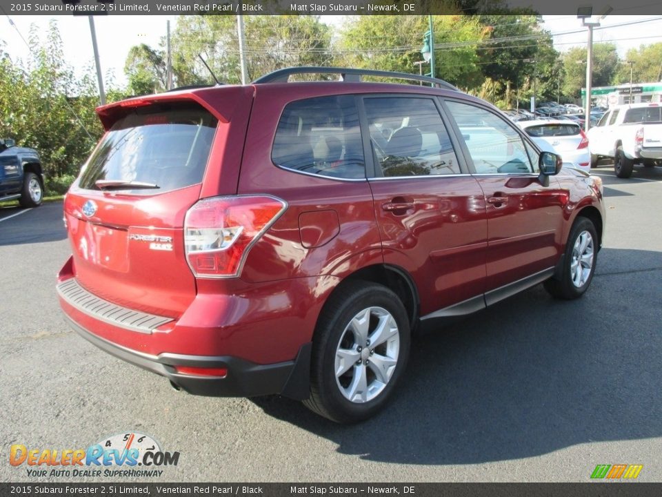 2015 Subaru Forester 2.5i Limited Venetian Red Pearl / Black Photo #6