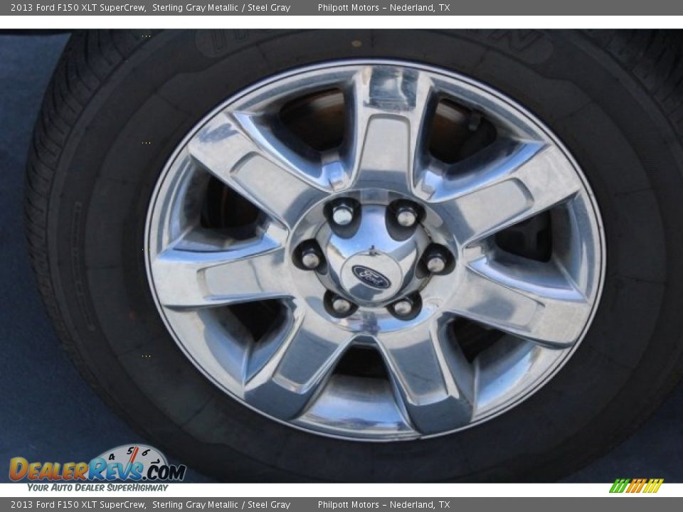 2013 Ford F150 XLT SuperCrew Sterling Gray Metallic / Steel Gray Photo #5