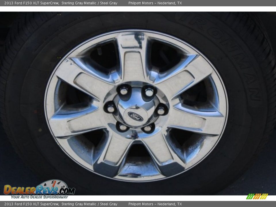 2013 Ford F150 XLT SuperCrew Sterling Gray Metallic / Steel Gray Photo #6