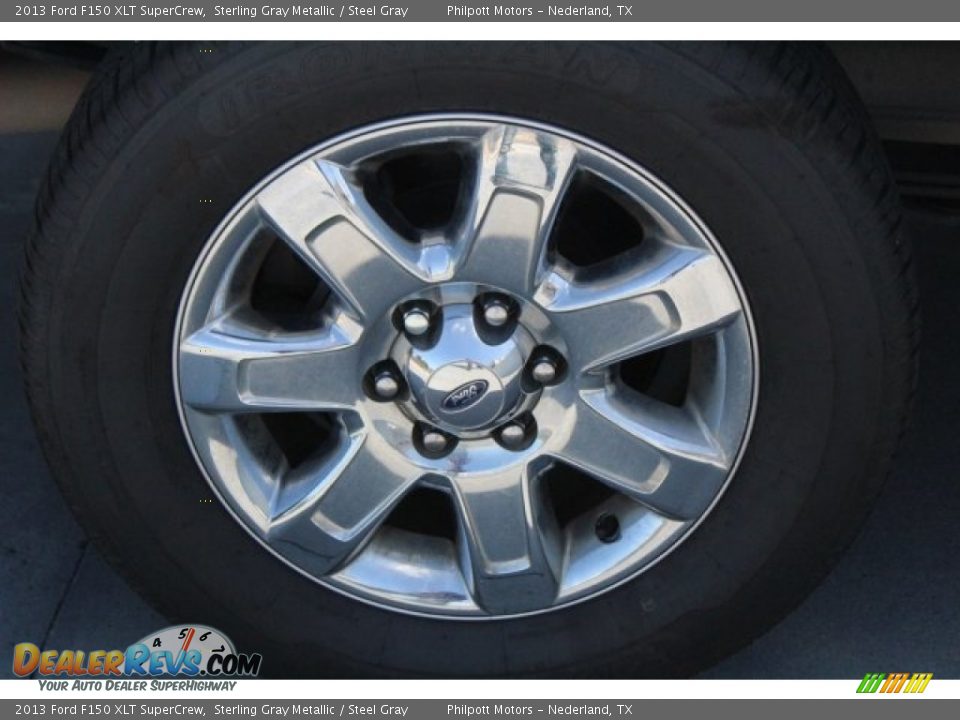 2013 Ford F150 XLT SuperCrew Sterling Gray Metallic / Steel Gray Photo #12