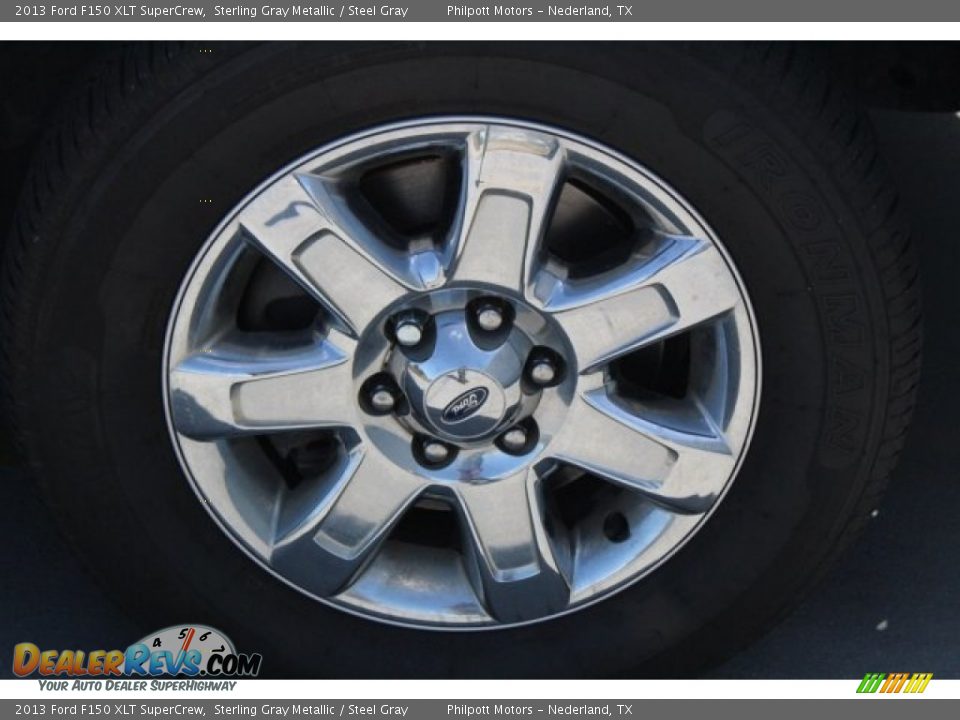2013 Ford F150 XLT SuperCrew Sterling Gray Metallic / Steel Gray Photo #13