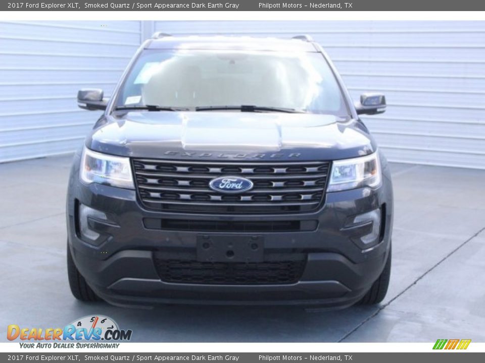 2017 Ford Explorer XLT Smoked Quartz / Sport Appearance Dark Earth Gray Photo #2