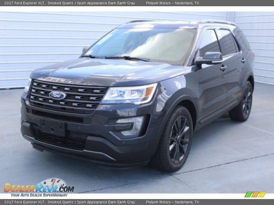 2017 Ford Explorer XLT Smoked Quartz / Sport Appearance Dark Earth Gray Photo #3