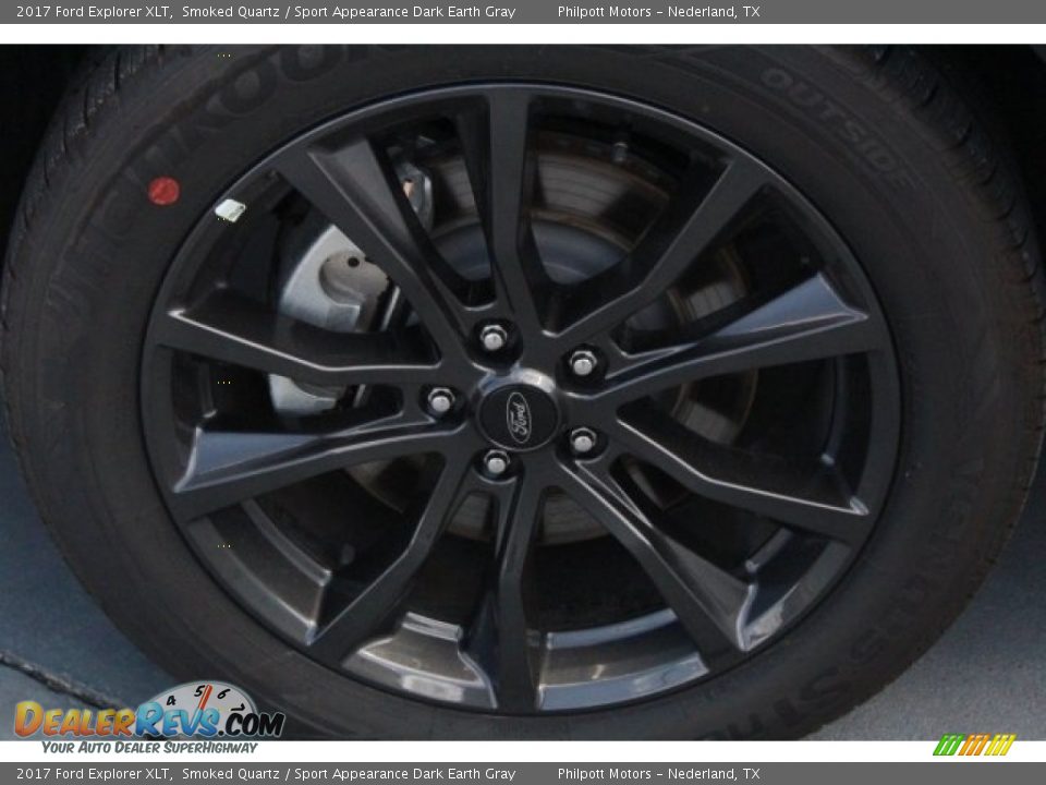 2017 Ford Explorer XLT Smoked Quartz / Sport Appearance Dark Earth Gray Photo #5